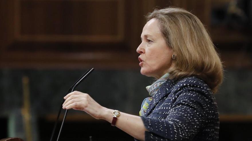 Nadia Calviño, en una imagen de archivo en el Congreso