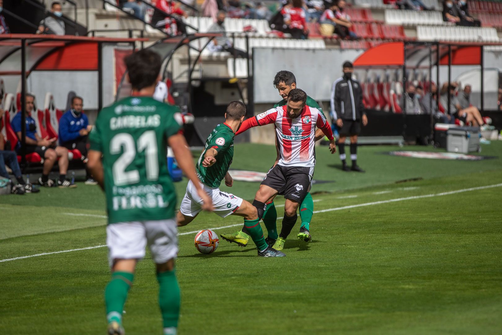 GALERÍA | Las mejores imágenes del partido entre el Zamora CF y el Racing de Ferrol