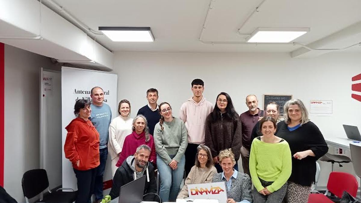 Los asistentes a la actividad.