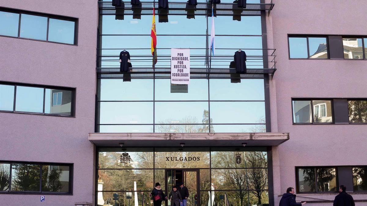 Imagen de los juzgados de Lugo.