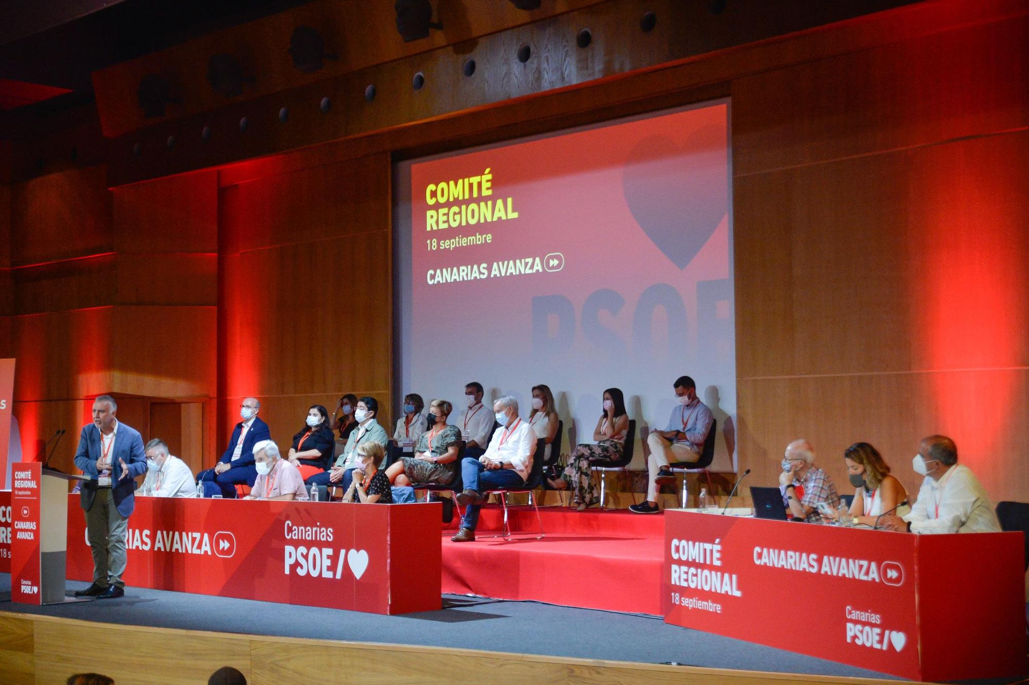 Reunión Extraordinaria del Comité Regional del PSOE en Infecar (18/09/2021)