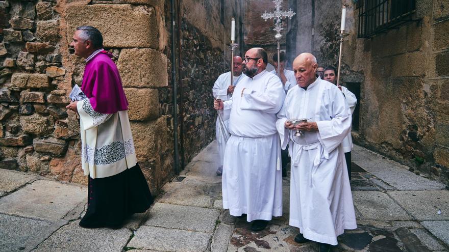 La concatedral de Santa María de Cáceres ya tiene su Puerta Santa