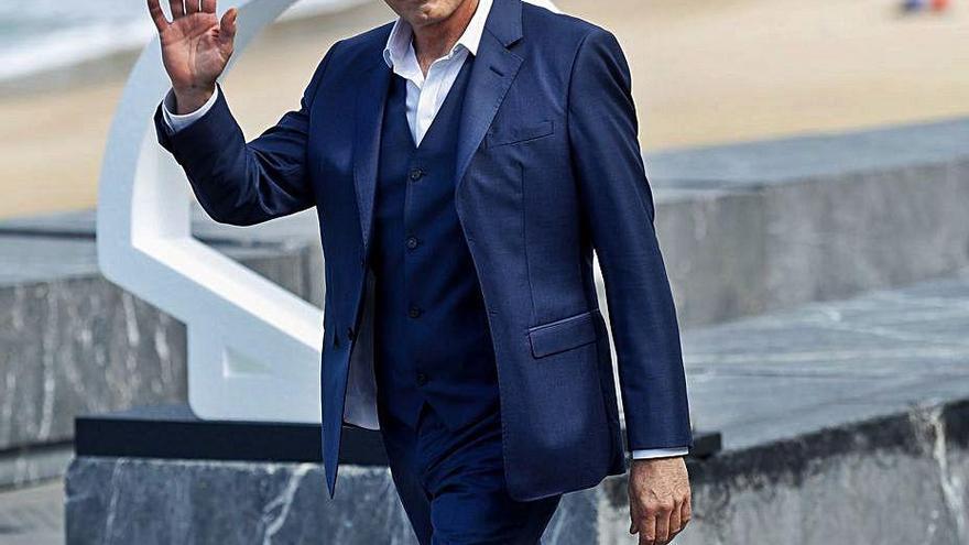 El actor Viggo Mortensen, en San Sebastián.
