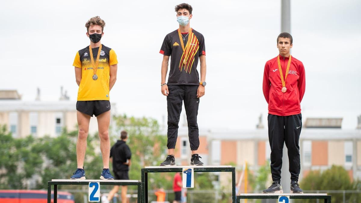 Roger Súria, al segon graó del podi dels 3.000 m obstacles