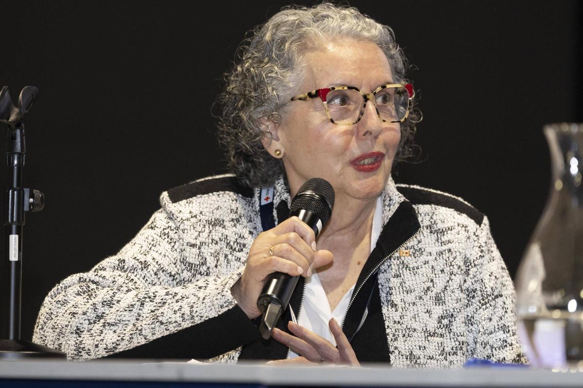 La presidenta de Cruz Roja en Xàtiva, Marisa Juan.