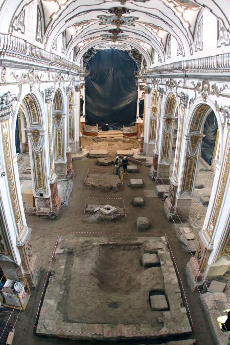 Obras de restauración en la Iglesia de los Santos Mártires