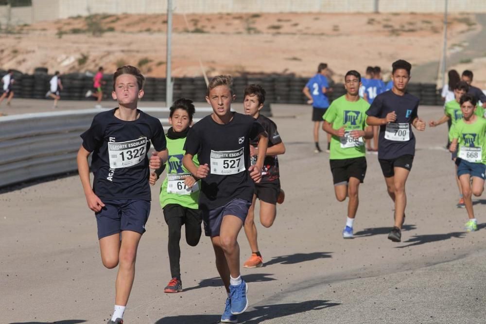 Cross Escolar Cartagena en el Circuito de Velocida