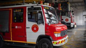 Mor una dona en l’incendi d’un pis de Barcelona