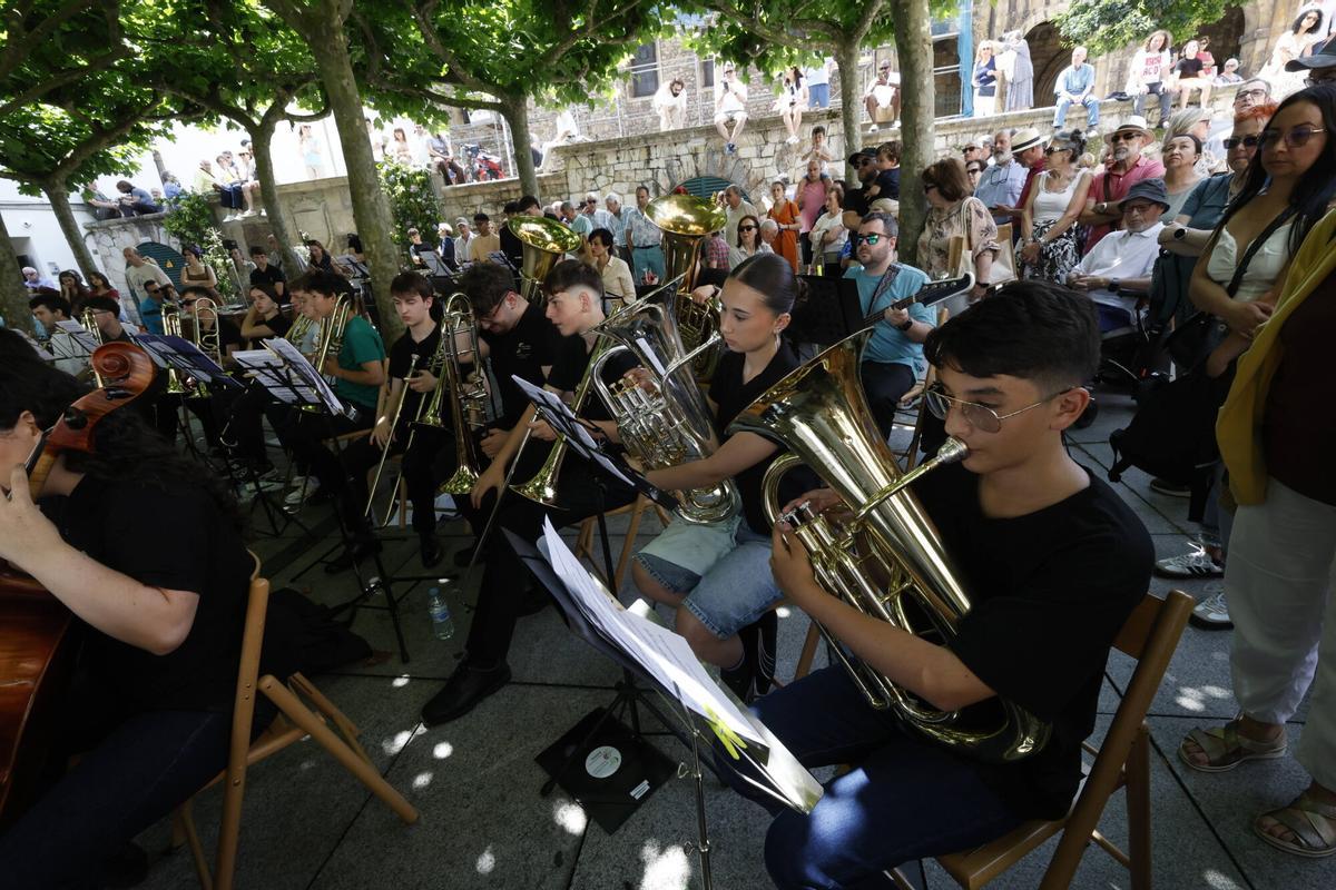 En imágenes: Celebración del día de la música en Avilés