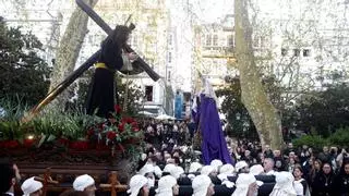 La procesión del Padre Jesús Nazareno cierra el jueves antes de un Viernes y Sábado Santo cargado de pasos en A Coruña