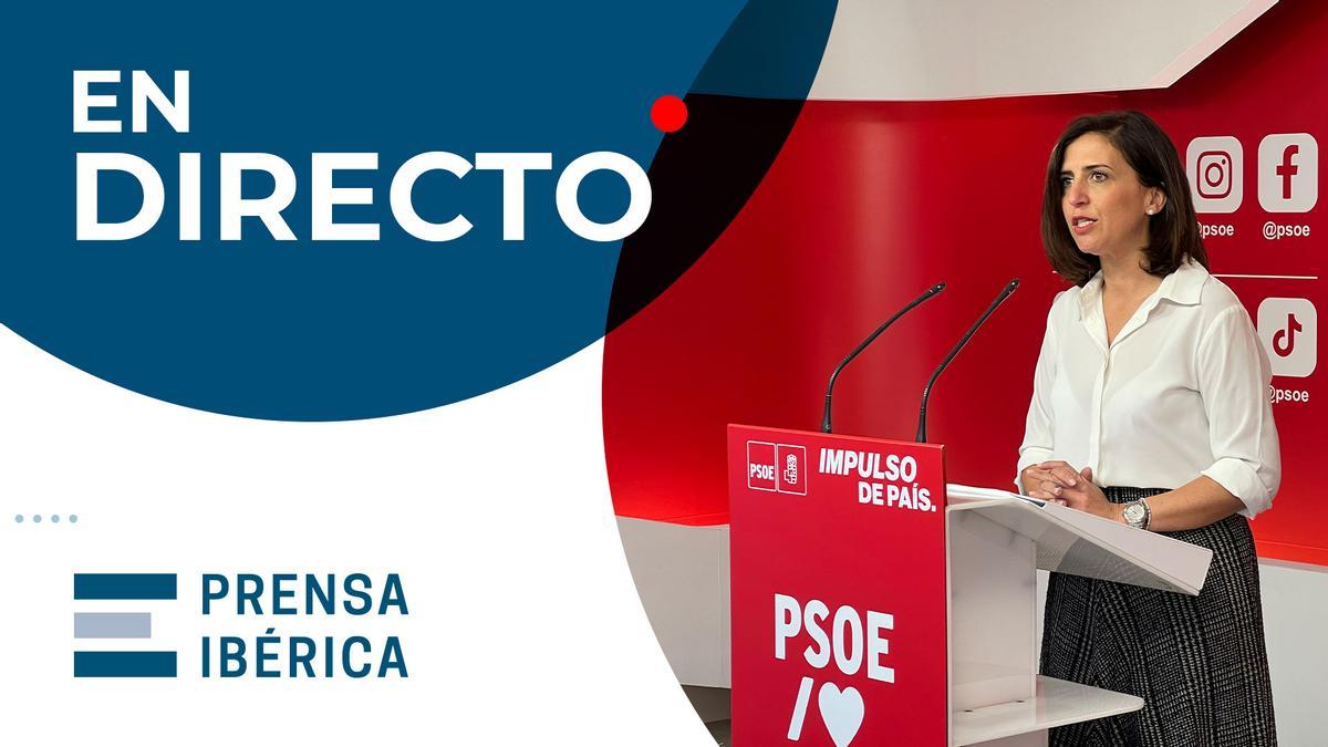 DIRECTO Rueda de prensa de Esther Peña, portavoz del PSOE