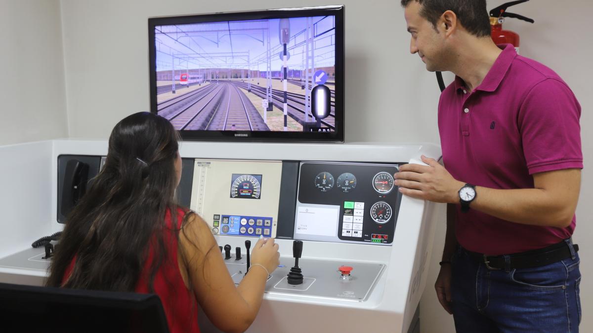 Aula auxiliar de Renfe ubicada en la Estación de El Portillo.