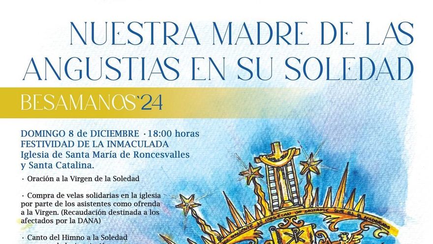 La cofradía Virgen de la Soledad de Toro celebra el Besamanos a la Virgen