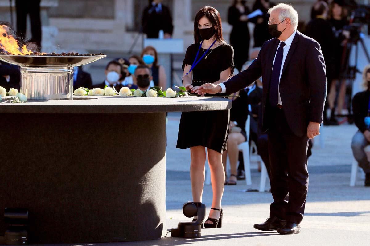 Homenaje de Estado a las víctimas del covid-19, en imágenes