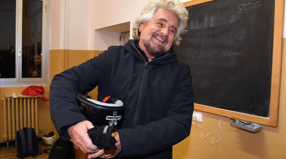 mbenach36518596 5 star movement leader beppe grillo smiles after voting at a161205180225