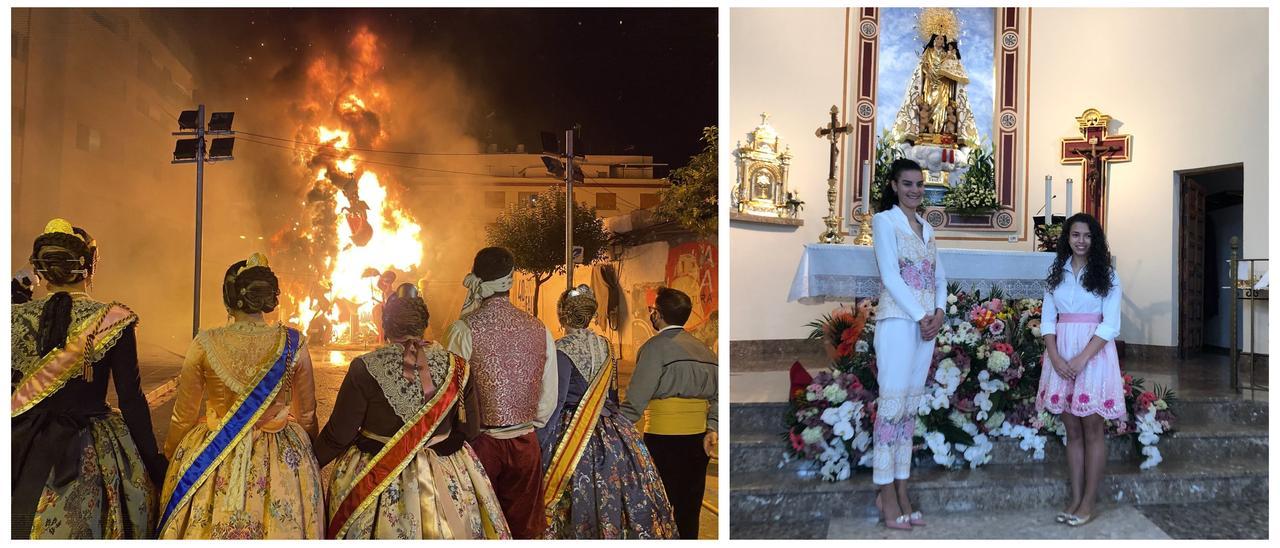 Benicarló celebró su &#039;cremà&#039; más atípica el pasado mes de octubre, mientras que una ofrenda de mínimos fue uno de los pocos actos falleros del 2021 en la Vall.