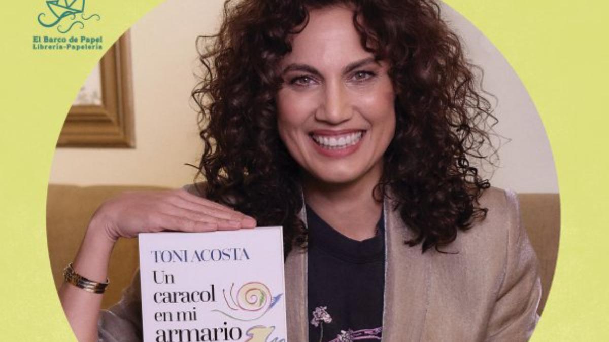 Toni Acosta presentará su libro en Soplo de Letras.
