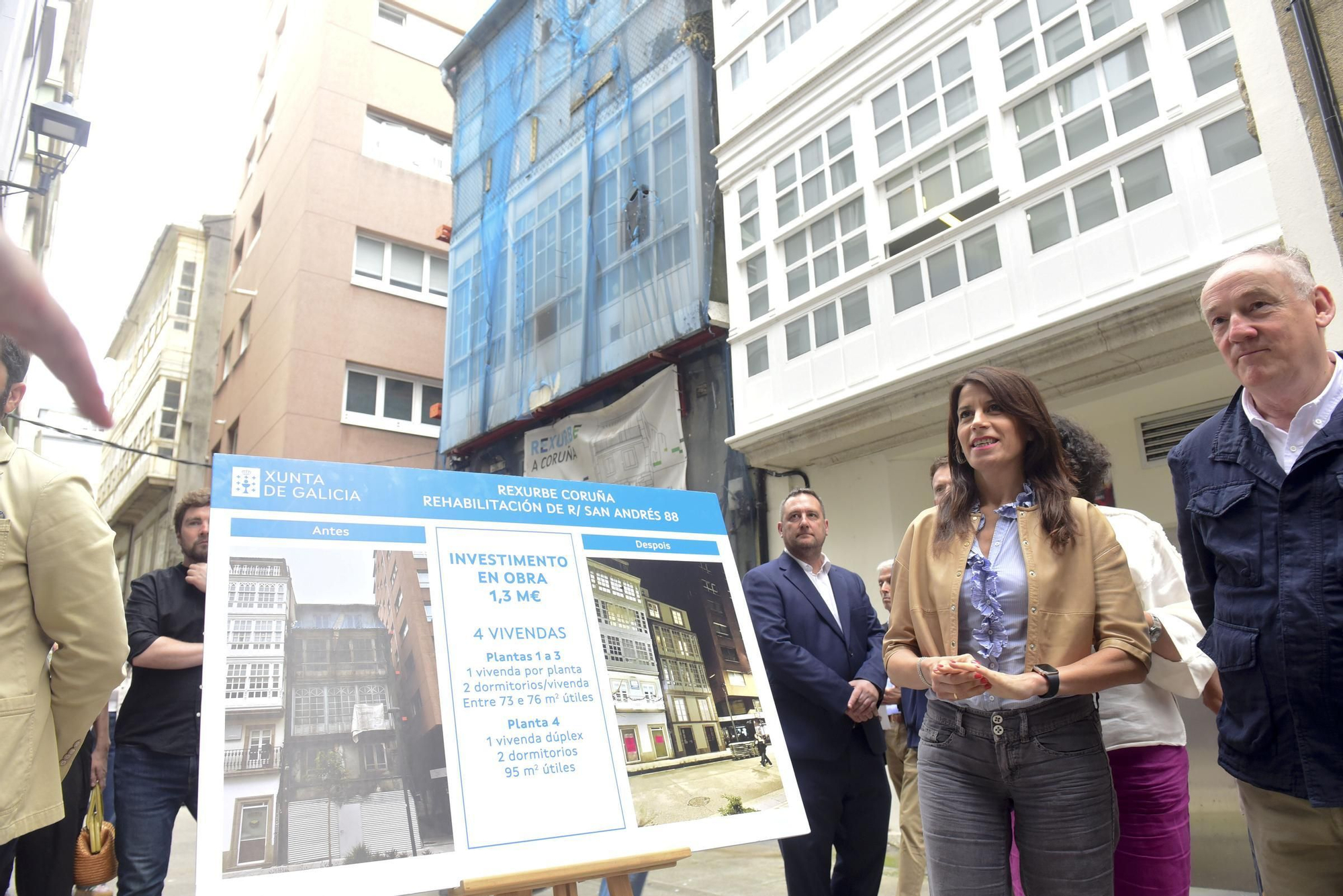 Presentación de la rehabilitación del edificio de San Andrés 88