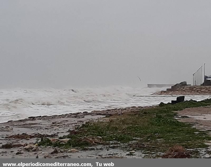 Efectos del temporal marítimo en Castellón