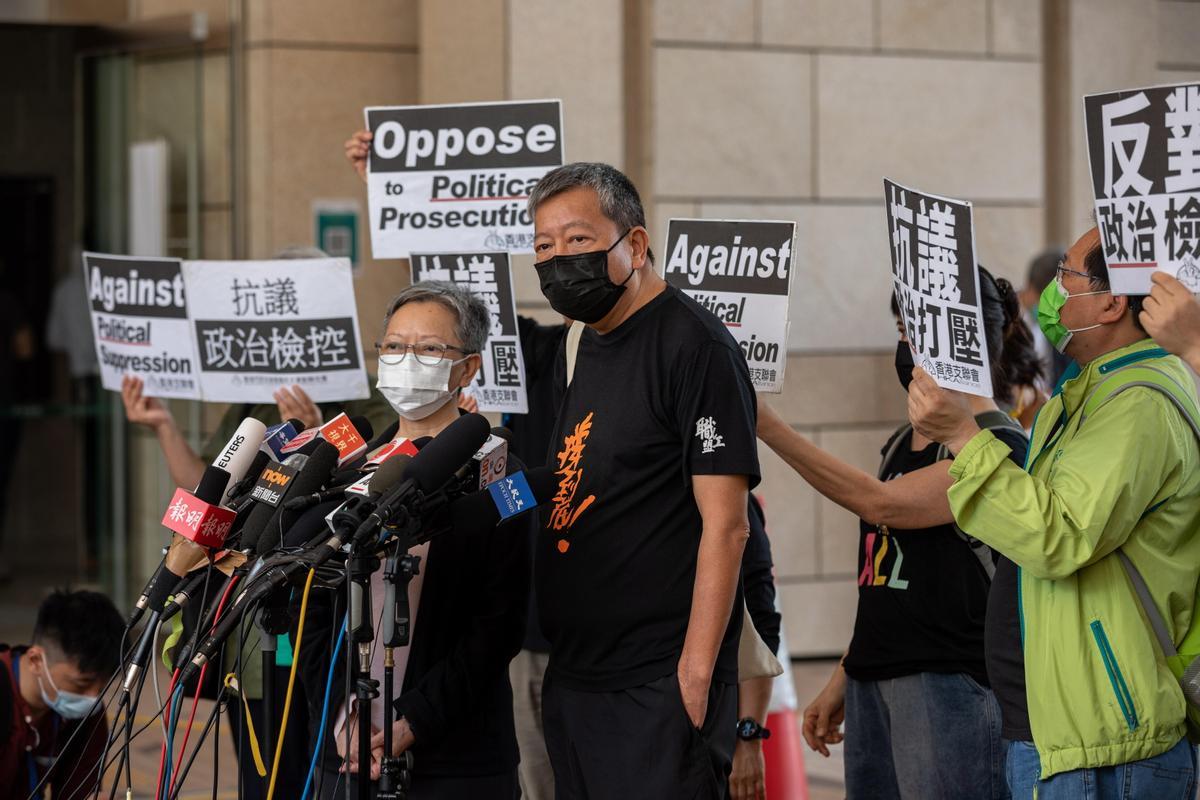 Declarats culpables set líders opositors de Hong Kong per organitzar una marxa il·legal Declarats culpables set líders opositors de Hong Kong per organitzar una marxa il·legal