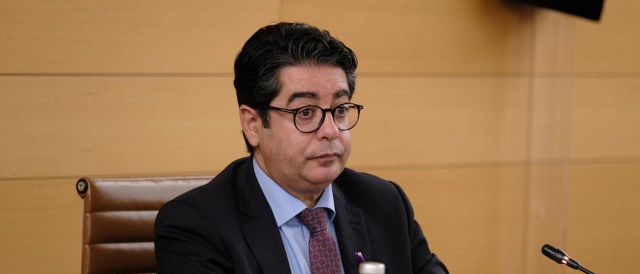 El presidente insular, Pedro Martín.
