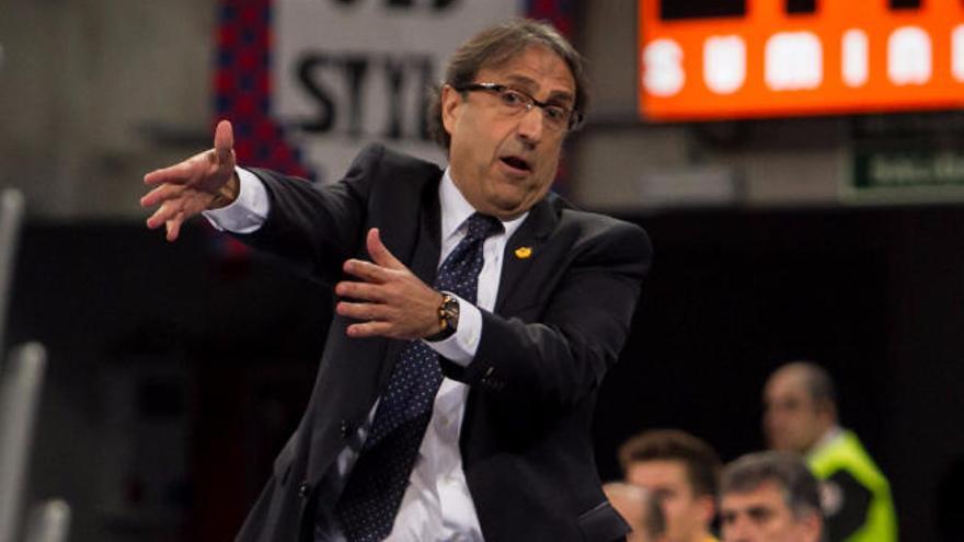 Luis Casimiro en el Fernando Buesa Arena.