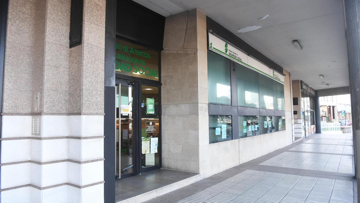 Oficinas del Instituto Nacional de la Seguridad Social en A Coruña.