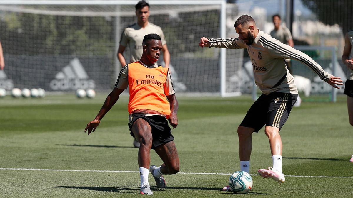 El entreno del Real Madrid al detalle