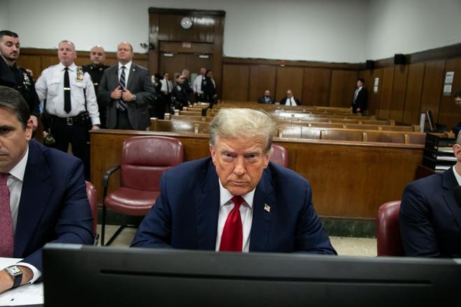 Comienza el primer juicio penal contra Donald Trump