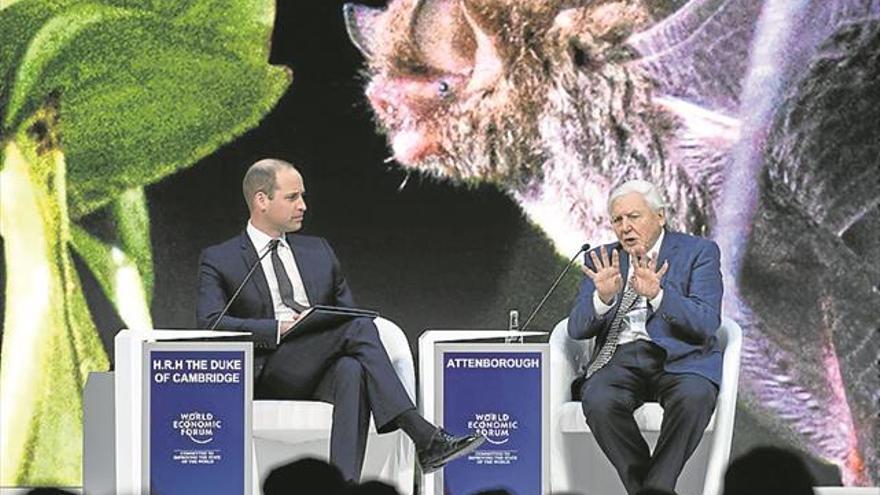 Attenborough presenta en Davos ‘Nuestro planeta’