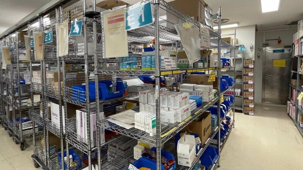 Foto del servicio de farmacia del hospital Universitario Miguel Servet