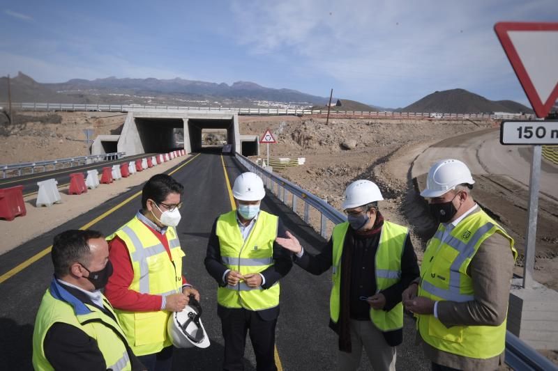 Apertura parcial del nuevo enlace de Oroteanda, en la autopista del Sur