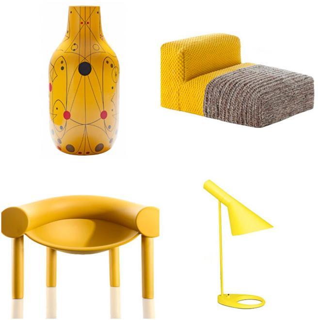 Regalos de decoración de Navidad: amarillo