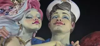 Plantà de las Fallas el 10 de marzo