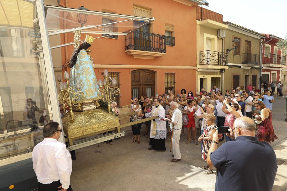 La Peregrina visita los pueblos de la Baronía, en El Camp de Morvedre.