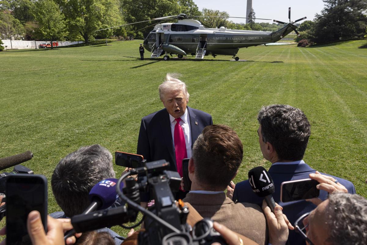 El presidente de Estados Unidos, Donald Trump, en una imagen de esta semana.