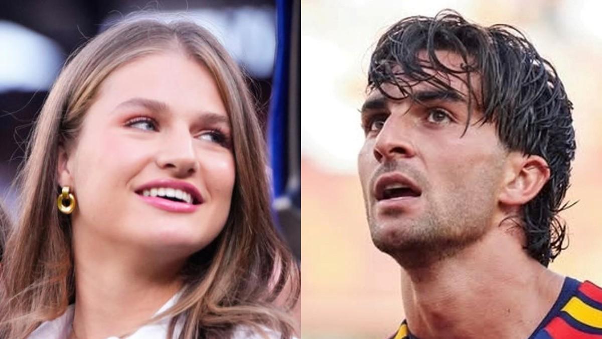 El vacile de la princesa Leonor a Ferran Torres: '¿No te rapabas el pelo?'
