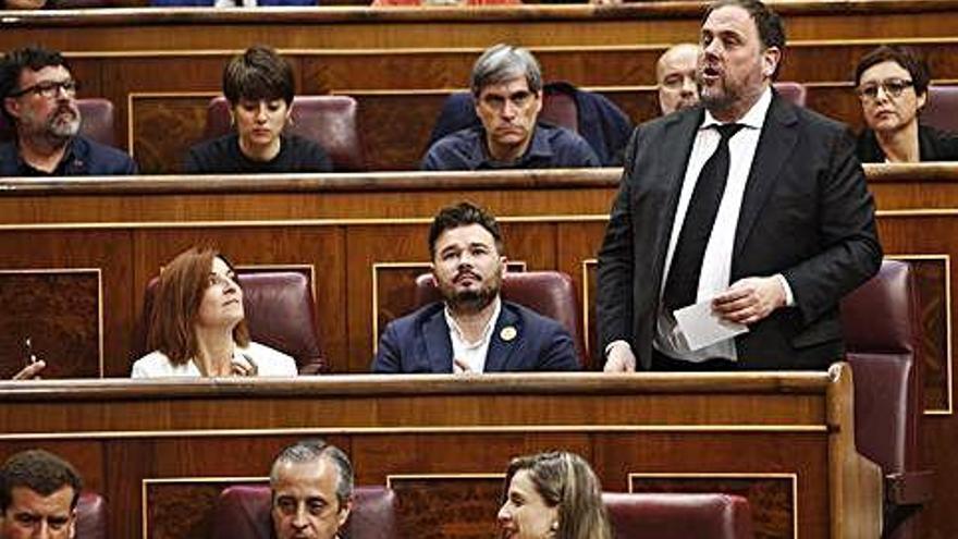 Oriol Junqueras jura com a diputat al Congrés el mes de maig passat.