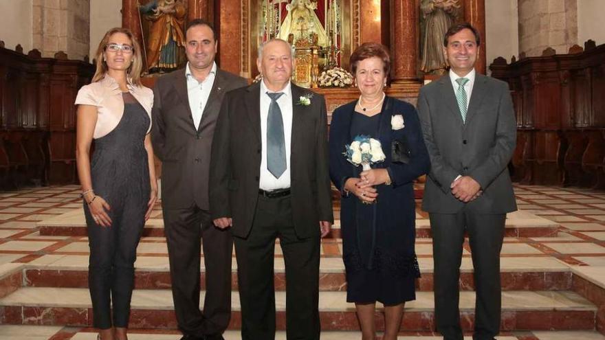 Bodas de Oro de Pepito y Tomasa en la iglesia de San Vicente