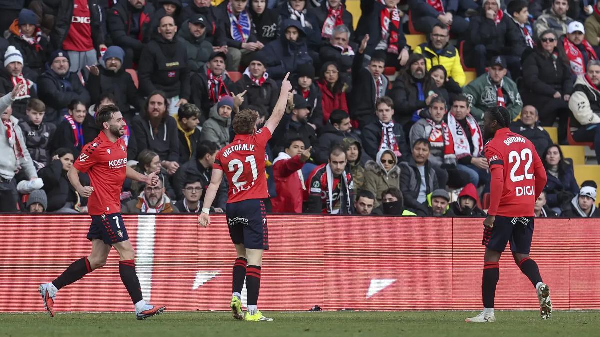 El Osasuna se presenta en la nueva fecha de LaLiga EA Sports tras dos victorias consecutivas