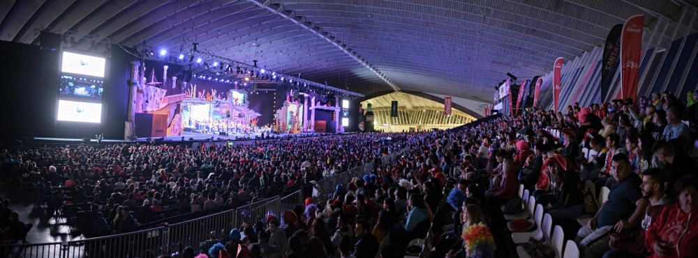 Final del concurso de murgas del Carnaval de Santa Cruz, que ha ganado Zeta-Zetas.