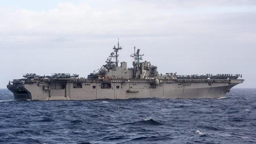 Imagen del USS Iwo Jima.