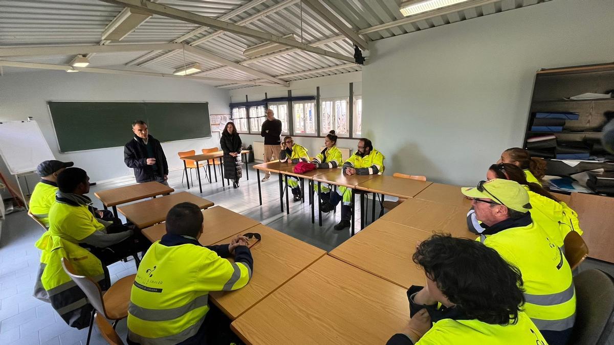 Un momento de la clausura del taller.