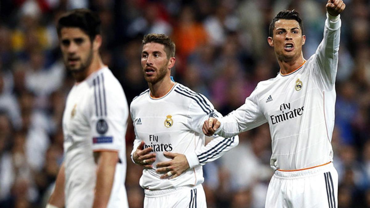 Cristiano Ronaldo y Sergio Ramos, tensión en el Real Madrid