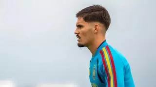 Primer entrenamiento de Chupe con España sub-21 y Rafita