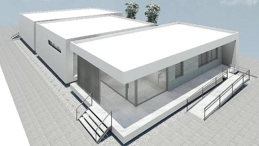 Imagen de cómo será el edificio del servicio de Farmacia del Hospital Psiquiátrico Román Alberca.
