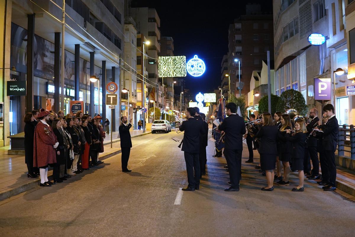 Els membres de la Unió Musical La Lira tampoc han faltat a l'acte.