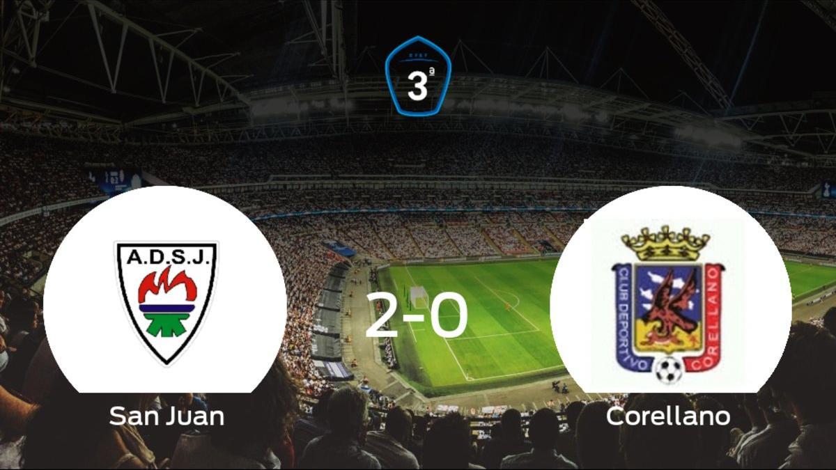 El San Juan DKE suma tres puntos a su casillero tras ganar al Corellano (2-0)