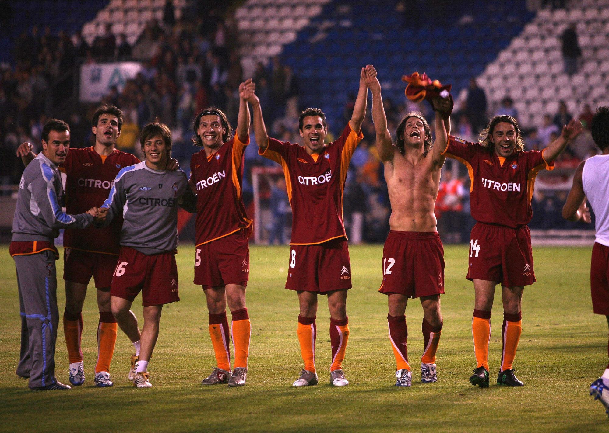 SILVA 29-4-06 Miguel Nunez En su pen�ltimo partido con el Celta anot� su cuarto gol de la temporada, celebrando adem�s la victoria en Riazor.jpg