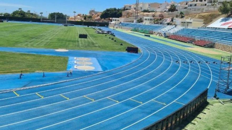 El Estadio Enrique López Cuenca ya está preparado para acoger desde hoy y hasta el viernes el Campeonato de España de atletismo. | RFEA